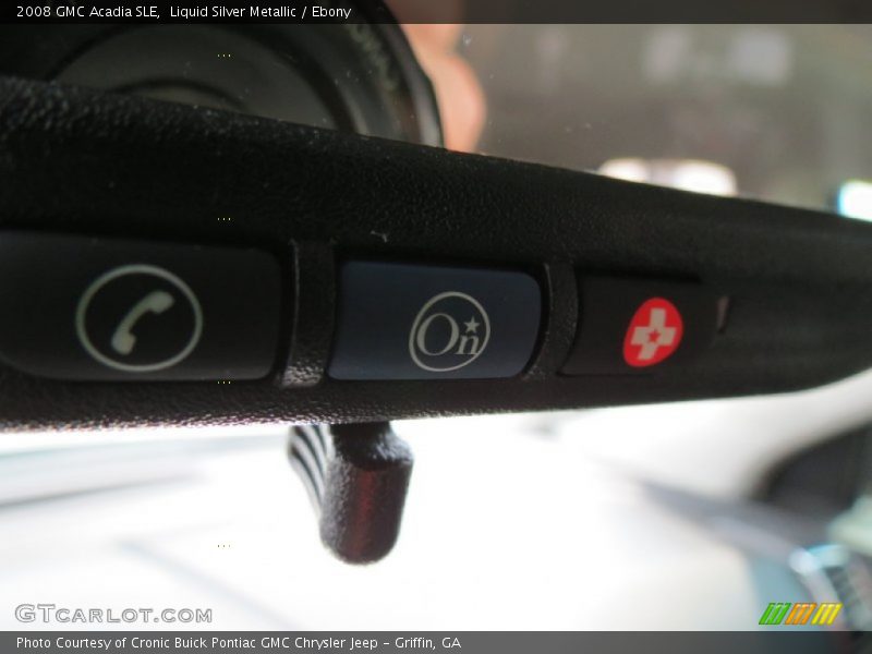 Liquid Silver Metallic / Ebony 2008 GMC Acadia SLE