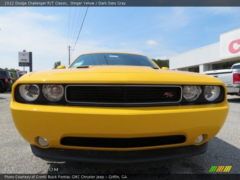 Stinger Yellow / Dark Slate Gray 2012 Dodge Challenger R/T Classic
