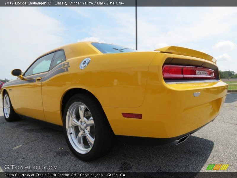 Stinger Yellow / Dark Slate Gray 2012 Dodge Challenger R/T Classic