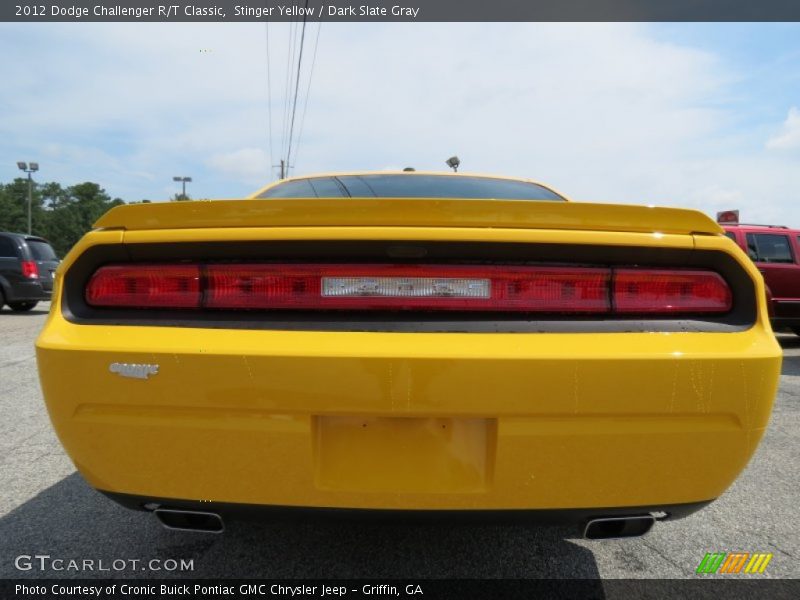 Stinger Yellow / Dark Slate Gray 2012 Dodge Challenger R/T Classic