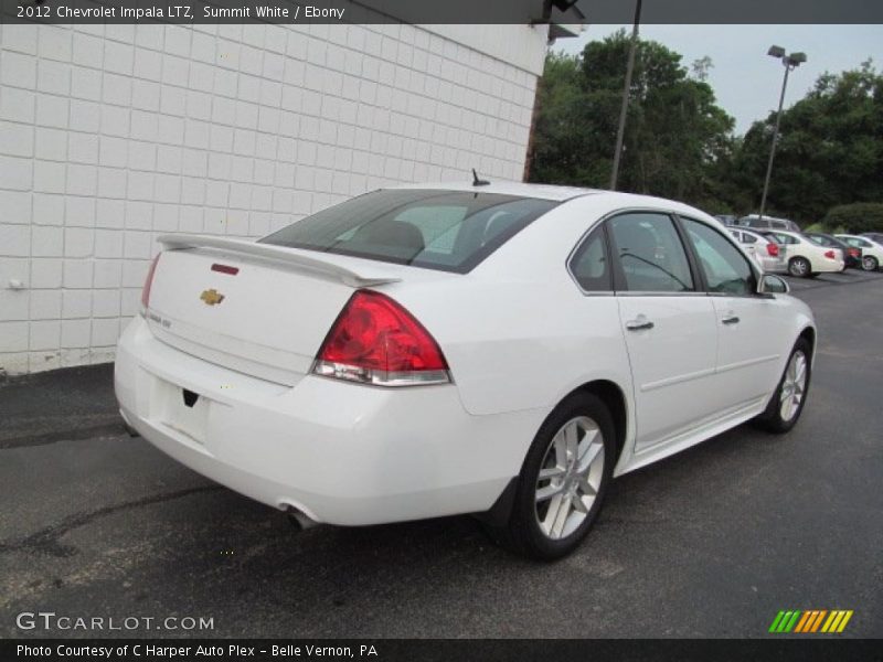 Summit White / Ebony 2012 Chevrolet Impala LTZ