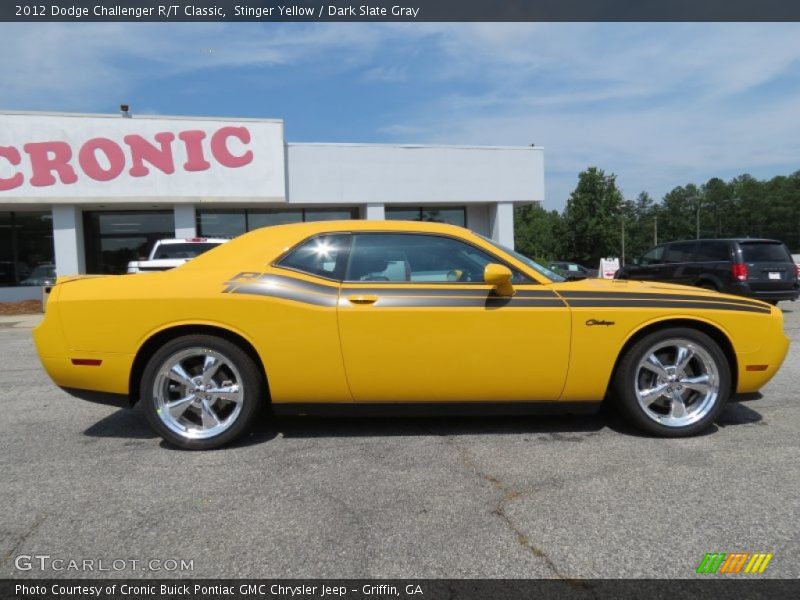 Stinger Yellow / Dark Slate Gray 2012 Dodge Challenger R/T Classic