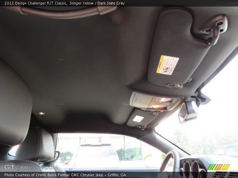 Stinger Yellow / Dark Slate Gray 2012 Dodge Challenger R/T Classic