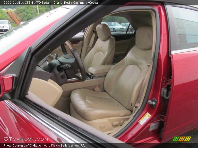 Front Seat of 2009 CTS 4 AWD Sedan