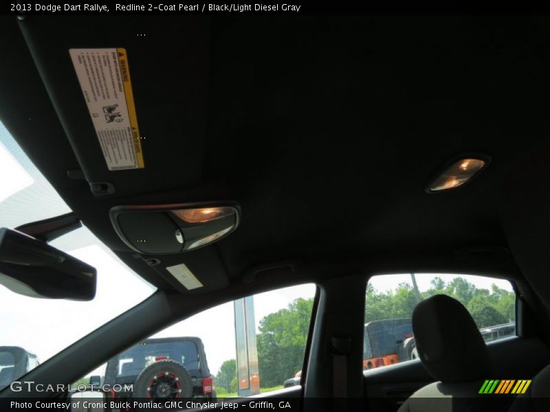 Redline 2-Coat Pearl / Black/Light Diesel Gray 2013 Dodge Dart Rallye