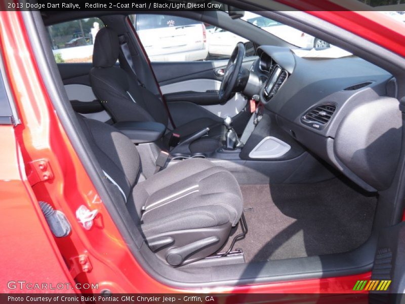 Redline 2-Coat Pearl / Black/Light Diesel Gray 2013 Dodge Dart Rallye
