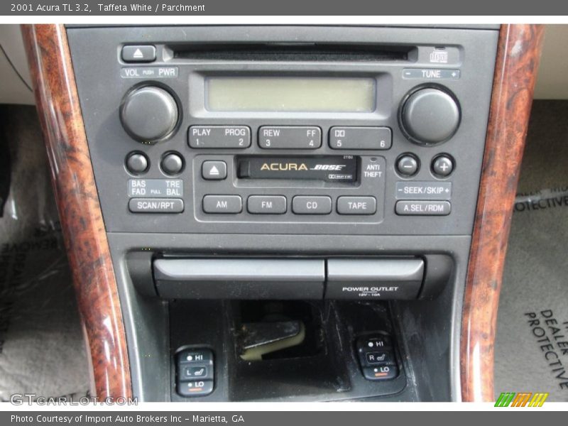 Audio System of 2001 TL 3.2