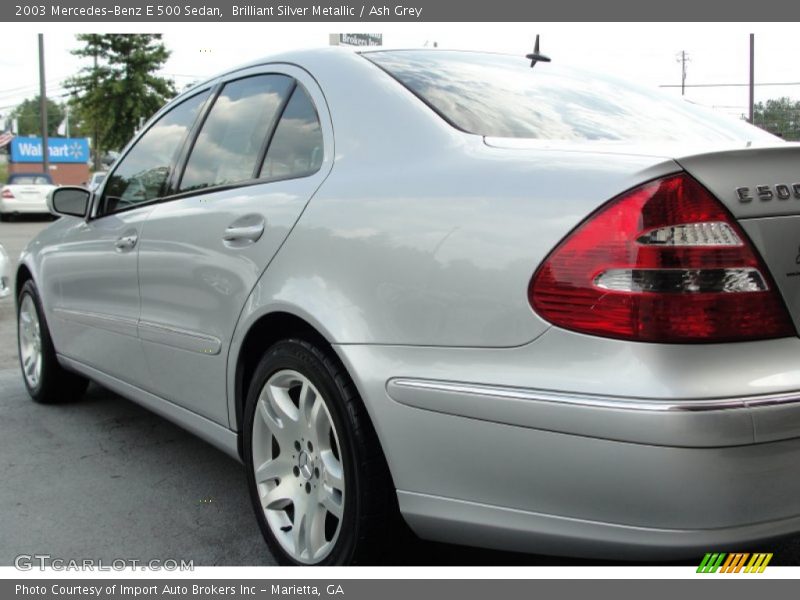 Brilliant Silver Metallic / Ash Grey 2003 Mercedes-Benz E 500 Sedan