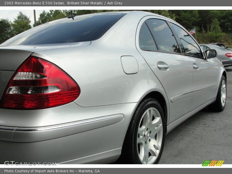Brilliant Silver Metallic / Ash Grey 2003 Mercedes-Benz E 500 Sedan