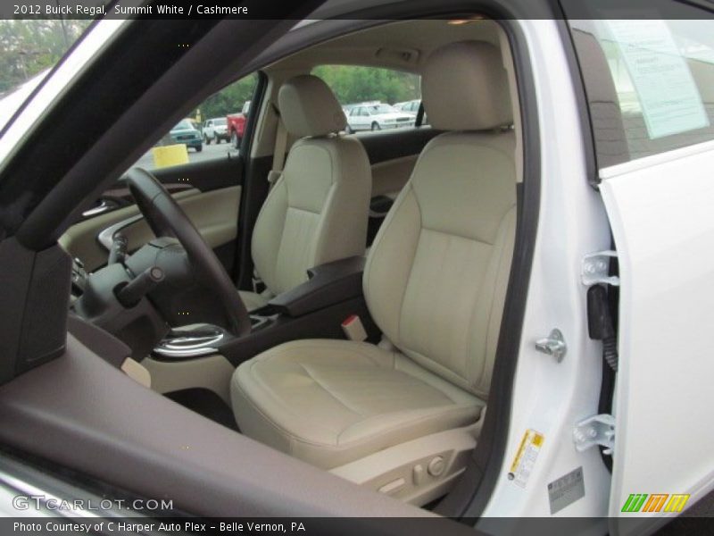 Front Seat of 2012 Regal 