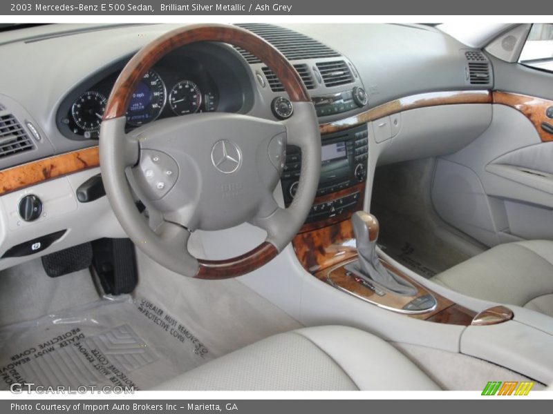 Brilliant Silver Metallic / Ash Grey 2003 Mercedes-Benz E 500 Sedan