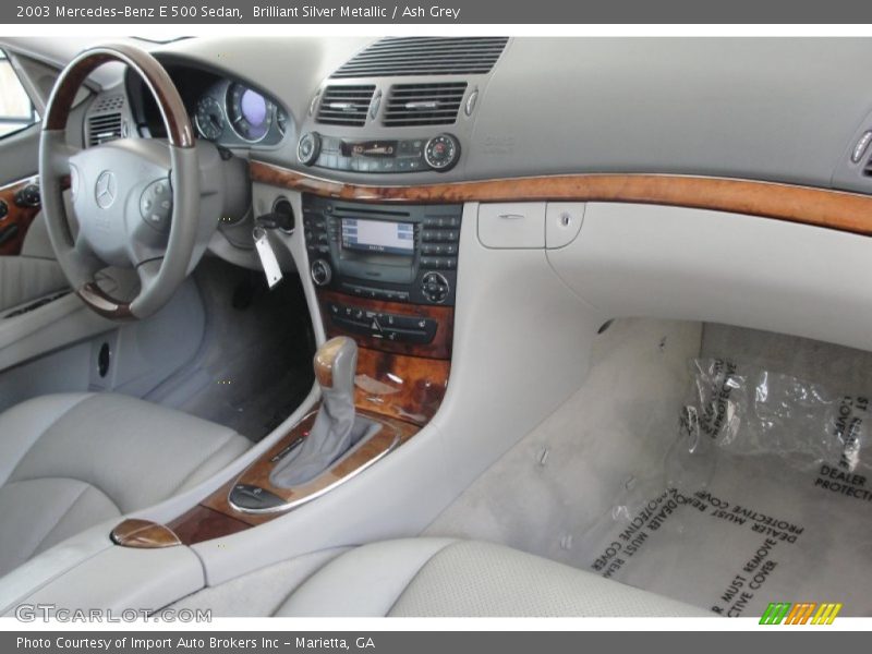 Brilliant Silver Metallic / Ash Grey 2003 Mercedes-Benz E 500 Sedan