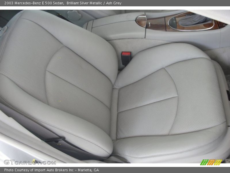 Brilliant Silver Metallic / Ash Grey 2003 Mercedes-Benz E 500 Sedan