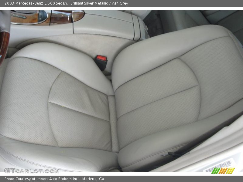 Brilliant Silver Metallic / Ash Grey 2003 Mercedes-Benz E 500 Sedan