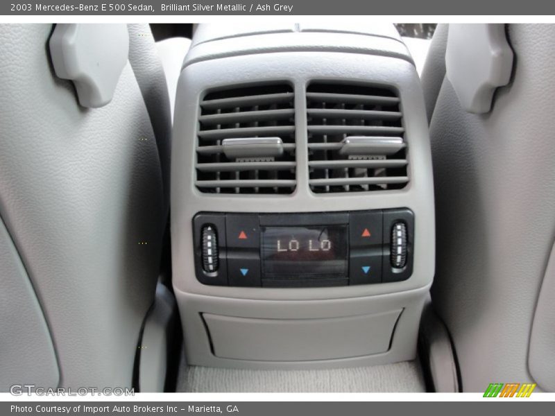 Brilliant Silver Metallic / Ash Grey 2003 Mercedes-Benz E 500 Sedan