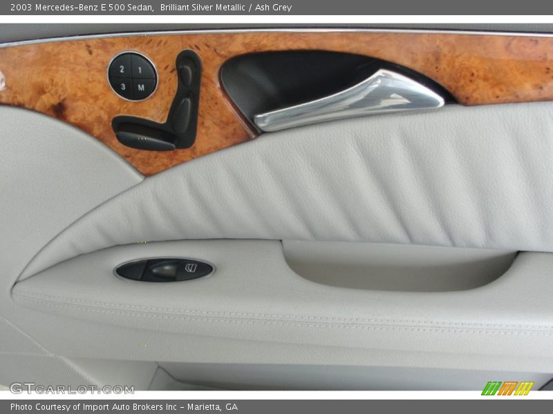 Brilliant Silver Metallic / Ash Grey 2003 Mercedes-Benz E 500 Sedan