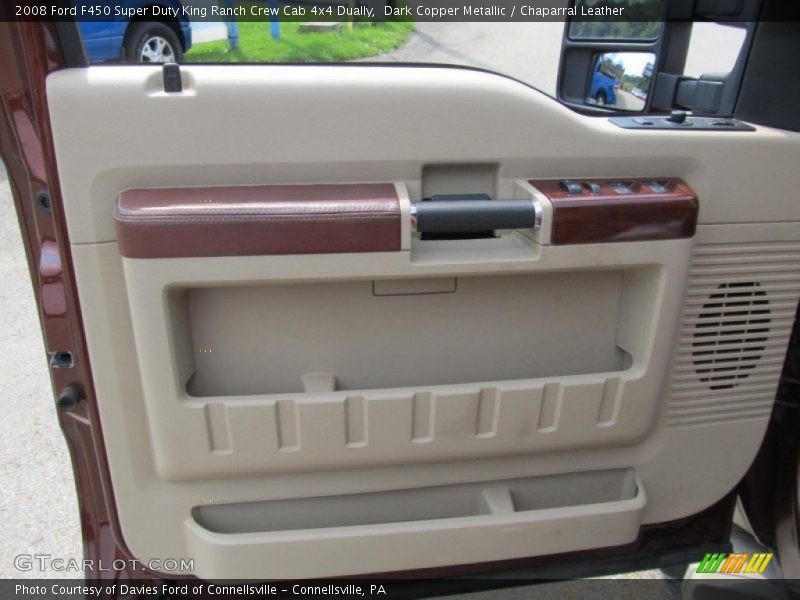 Dark Copper Metallic / Chaparral Leather 2008 Ford F450 Super Duty King Ranch Crew Cab 4x4 Dually