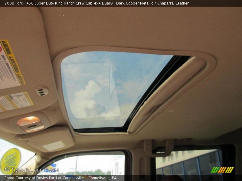 Dark Copper Metallic / Chaparral Leather 2008 Ford F450 Super Duty King Ranch Crew Cab 4x4 Dually