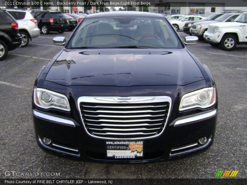 Blackberry Pearl / Dark Frost Beige/Light Frost Beige 2011 Chrysler 300 C Hemi