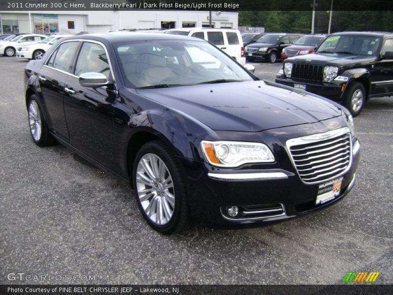 Blackberry Pearl / Dark Frost Beige/Light Frost Beige 2011 Chrysler 300 C Hemi