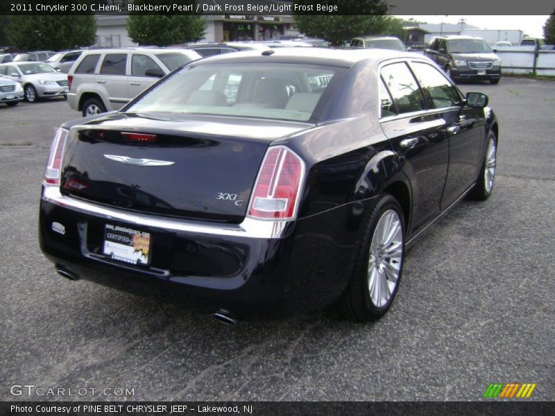 Blackberry Pearl / Dark Frost Beige/Light Frost Beige 2011 Chrysler 300 C Hemi