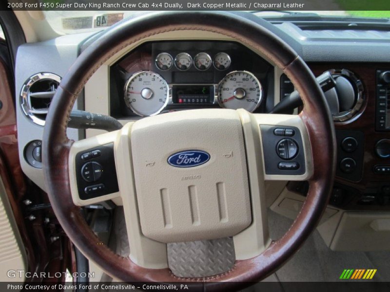  2008 F450 Super Duty King Ranch Crew Cab 4x4 Dually Steering Wheel