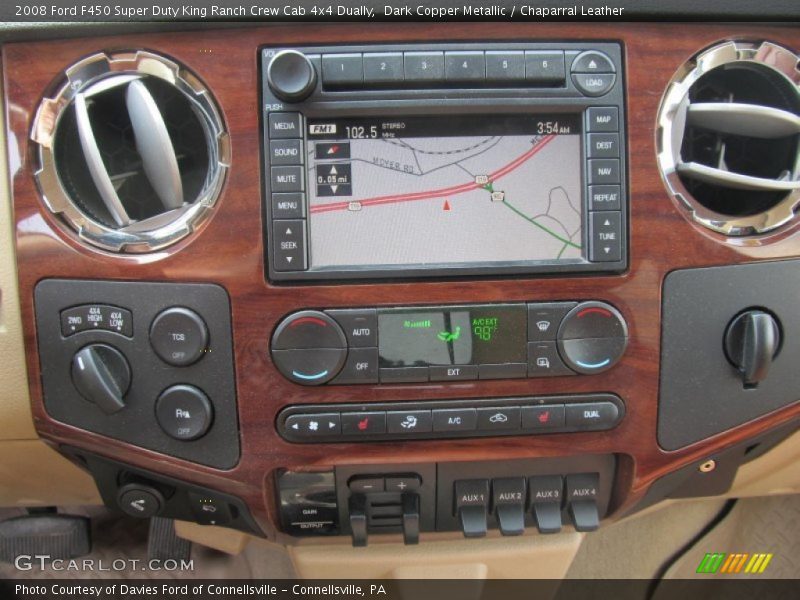 Controls of 2008 F450 Super Duty King Ranch Crew Cab 4x4 Dually