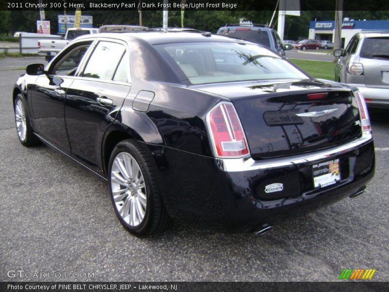 Blackberry Pearl / Dark Frost Beige/Light Frost Beige 2011 Chrysler 300 C Hemi