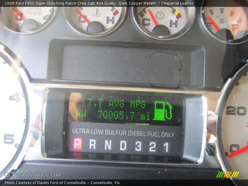 Dark Copper Metallic / Chaparral Leather 2008 Ford F450 Super Duty King Ranch Crew Cab 4x4 Dually