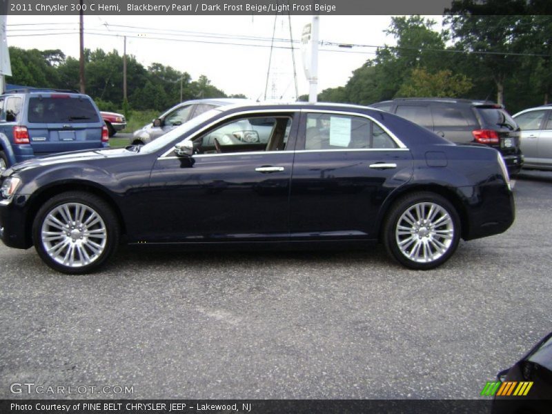 Blackberry Pearl / Dark Frost Beige/Light Frost Beige 2011 Chrysler 300 C Hemi
