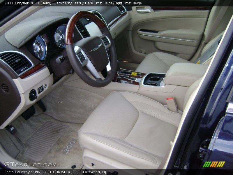 Blackberry Pearl / Dark Frost Beige/Light Frost Beige 2011 Chrysler 300 C Hemi