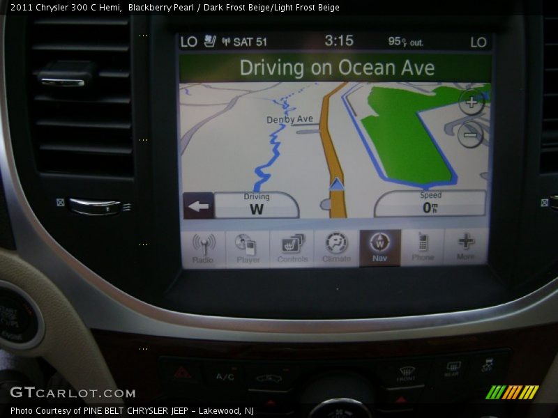 Blackberry Pearl / Dark Frost Beige/Light Frost Beige 2011 Chrysler 300 C Hemi