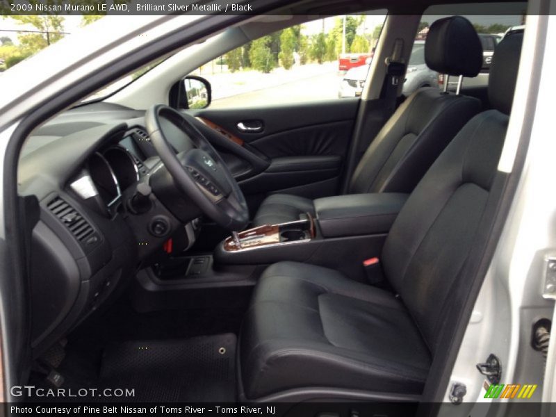 Brilliant Silver Metallic / Black 2009 Nissan Murano LE AWD