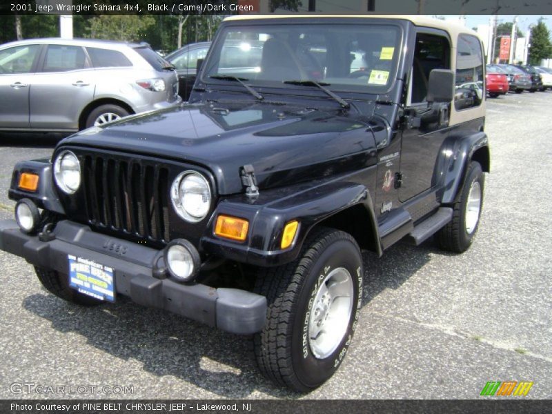 Black / Camel/Dark Green 2001 Jeep Wrangler Sahara 4x4