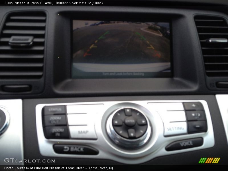 Brilliant Silver Metallic / Black 2009 Nissan Murano LE AWD