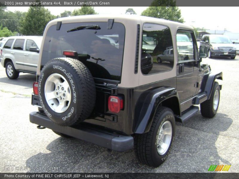 Black / Camel/Dark Green 2001 Jeep Wrangler Sahara 4x4