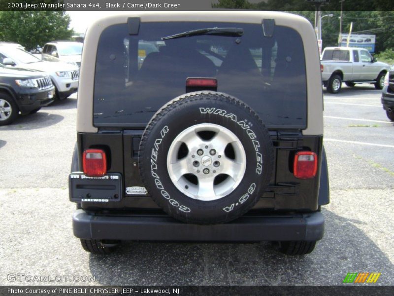 Black / Camel/Dark Green 2001 Jeep Wrangler Sahara 4x4