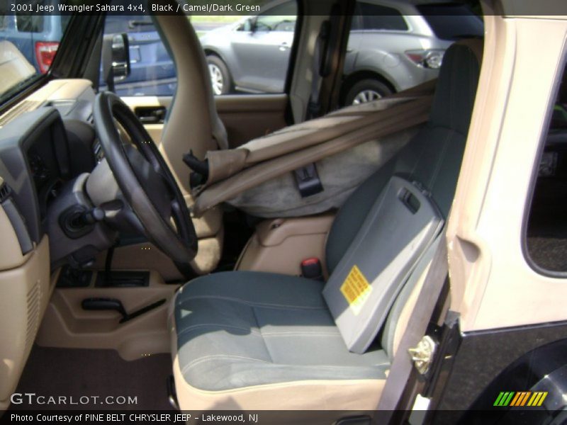Black / Camel/Dark Green 2001 Jeep Wrangler Sahara 4x4