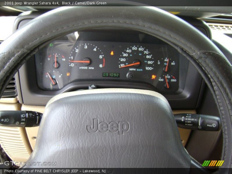 Black / Camel/Dark Green 2001 Jeep Wrangler Sahara 4x4