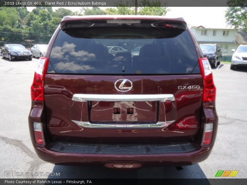 Claret Red / Ecru/Auburn Bubinga 2013 Lexus GX 460
