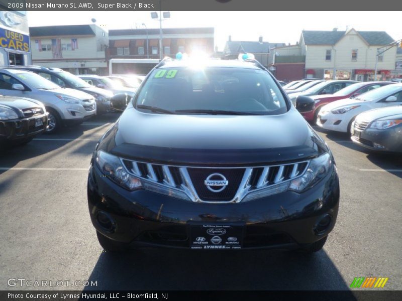 Super Black / Black 2009 Nissan Murano SL AWD