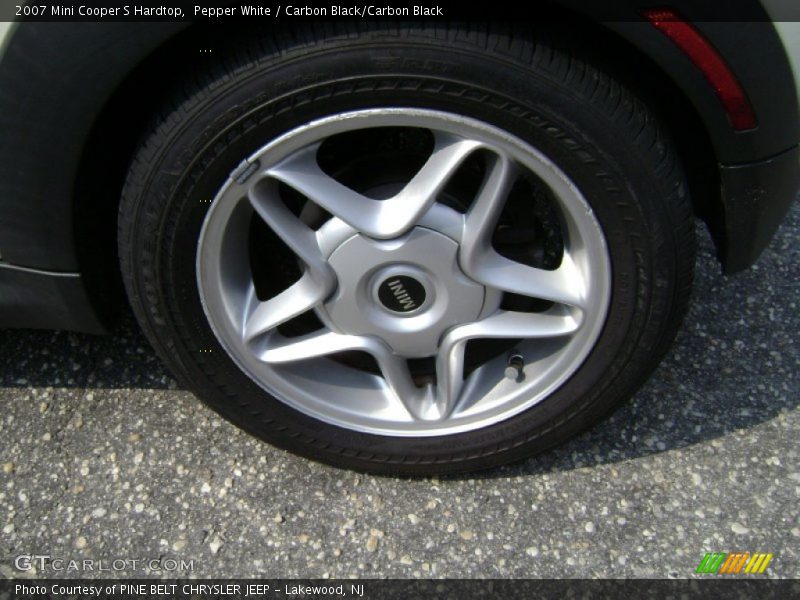 Pepper White / Carbon Black/Carbon Black 2007 Mini Cooper S Hardtop