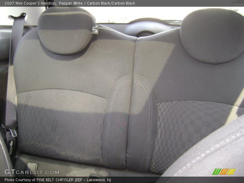 Pepper White / Carbon Black/Carbon Black 2007 Mini Cooper S Hardtop