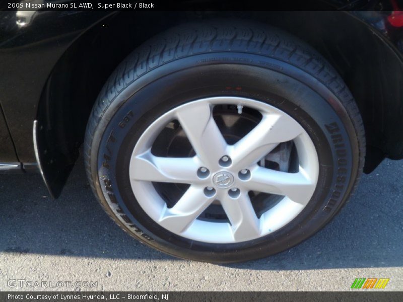 Super Black / Black 2009 Nissan Murano SL AWD