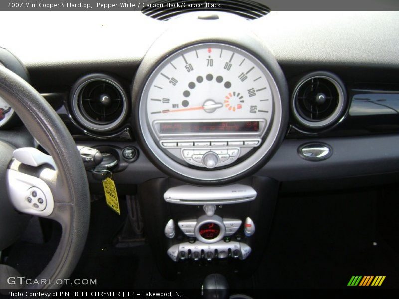 Pepper White / Carbon Black/Carbon Black 2007 Mini Cooper S Hardtop