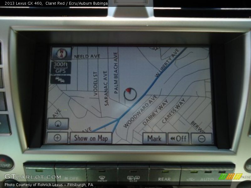 Claret Red / Ecru/Auburn Bubinga 2013 Lexus GX 460