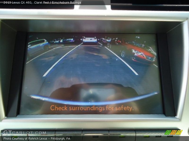 Claret Red / Ecru/Auburn Bubinga 2013 Lexus GX 460