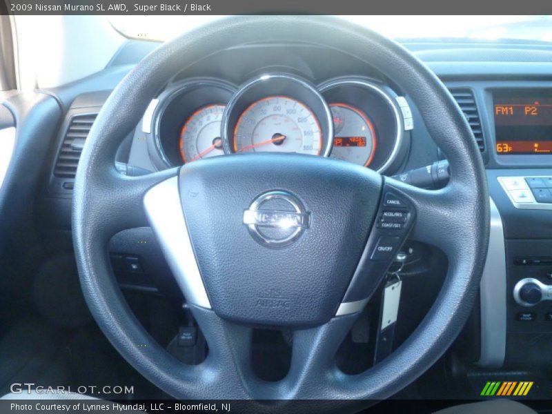 Super Black / Black 2009 Nissan Murano SL AWD