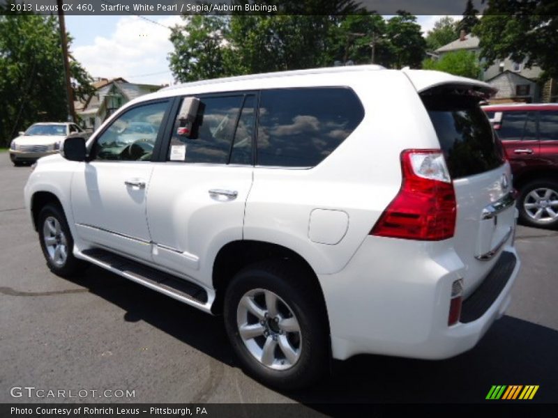Starfire White Pearl / Sepia/Auburn Bubinga 2013 Lexus GX 460