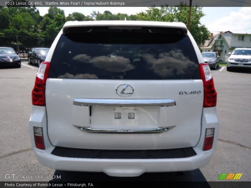 Starfire White Pearl / Sepia/Auburn Bubinga 2013 Lexus GX 460